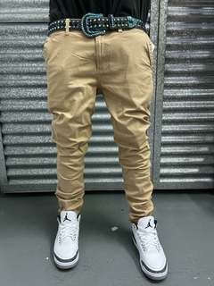 Pantalon beige skinny fit Importado WT02 - KITCH TECH