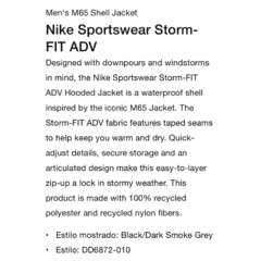 Campera Nike StormFit ADV - usd350 en internet