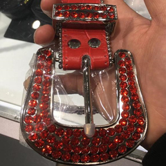 Cinto Cinturon Cowboy Bb Belt Hebilla Strass Trap Modelo 7 - comprar online