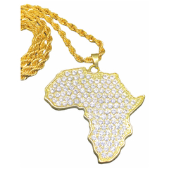 Cadena C/ Dije C/ Strass Africa