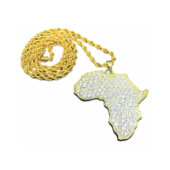Cadena C/ Dije C/ Strass Africa - comprar online