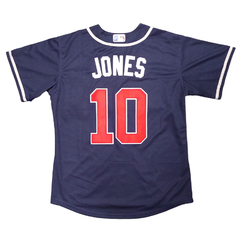 Camiseta Casaca Baseball Mlb Atlanta Braves 10 Jones - comprar online