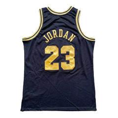 Musculosa Casaca NBA Chicago Bulls 23 Jordan Black Gold - comprar online