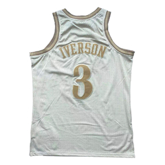 Musculosa Casaca NBA Philadelphia 76ers 3 Iverson Gold - comprar online