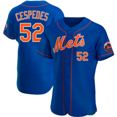 Camiseta Casaca Baseball Mlb New York Mets Cespedes 52