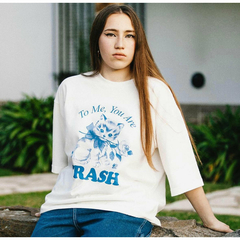 REMERA TRASH KITTY BLUE BOXY FIT | M en internet