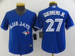Camiseta Casaca Baseball Mlb Toronto Bluejays 27 Guerrero Jr