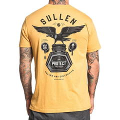 Remera Sullen Bound By Blood Original Importada Mostaza - comprar online