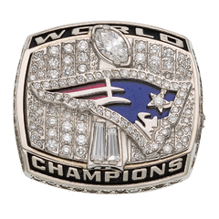 Anillo Campeonato Superbowl Ring XXXVI Patriots Brady 2001