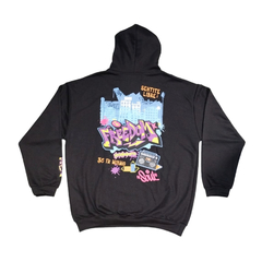 Buzo Hoodie Freedom YTI Negro - comprar online