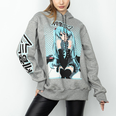 Buzo Hatsune Miku Oversize Gris