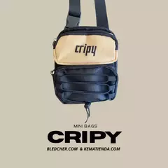 Riñonera mini bag CRIPY Negro y Amarillo