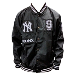 Campera Universitaria Bronx NY Negro