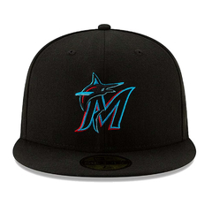 Gorra New Era Original Fitted Miami Marlins Black - comprar online