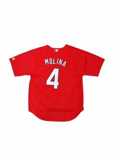 Camiseta Casaca Baseball MLB Louis Cardinals Molina 4 Rojo - comprar online