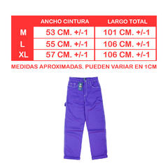 Pantalon Carpintero Verde Tiro Alto - KITCH TECH