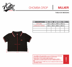 Chomba Crop Negro/Rosa - comprar online