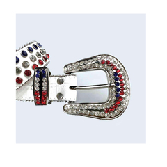 Cinto Cinturon Cowboy Bb Belt Hebilla Strass Trap Mod 16