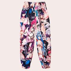 Pantalon Jogger HENTAI Anime BIGSUR Y2K