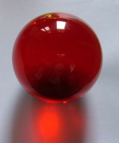 Bola Contact 75mm Cristal Para Malabares Red - comprar online