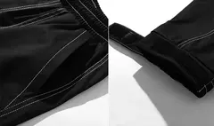 Pantalon Cargo Techwear Gabardina GOB 129 Negro Niños - tienda online