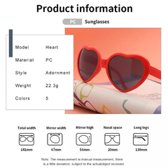 Anteojos Lentes Sol Efecto Corazón Difracción Luz N°148