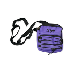 Riñonera mini bag CRIPY violeta y negro - comprar online
