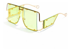 Anteojos Gafas Sol Trap Rap Vintage Retro Cuadrados Grandes - KITCH TECH