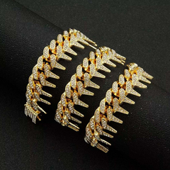 Cadena Cubana Piedra Strass Thorns 18 Inches Nº2 - comprar online