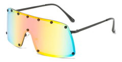 Anteojos Lentes Sol Hype Cuadrado Retro Vintage Futurista 2 - comprar online