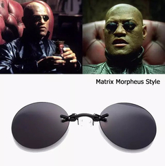 The Matrix Estilo Morfeo Gafas De Sol Sin Montura Nº32
