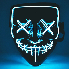 Mascara La Purga V De Vendetta Luz Led Halloween Disfraz - tienda online