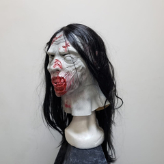 Mascara De Latex Zombie Con Pelo Disfraz Halloween Importada - KITCH TECH