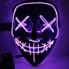 Mascara La Purga V De Vendetta Luz Led Halloween Disfraz - tienda online