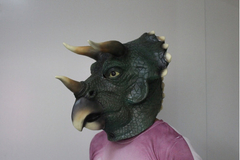 Mascara De Latex Dinosaurio Triceratops Importadas - comprar online