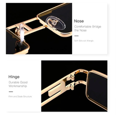 Gafas Anteojos De Sol Rectangulares Retro Vintange Trap Nº71 - tienda online