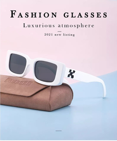 Gafas De Sol Rectangulares Pequeñas Lujosa Retro Nº28 - comprar online