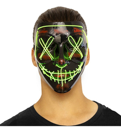 Mascara La Purga V De Vendetta Luz Led Halloween Disfraz