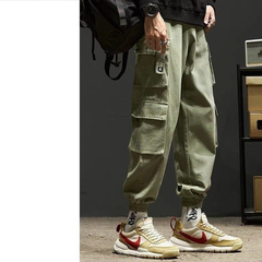 Pantalon Cargo Techwear Verde Niños Disout G04 - comprar online
