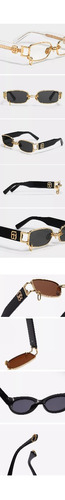 Imagen de Gafas De Sol Cuadradas Metal Suaves Con Protección Uv Nº25