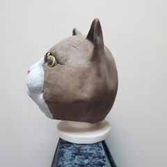 Mascara De Latex Gato Marron Disfraz Halloween Importadas - KITCH TECH
