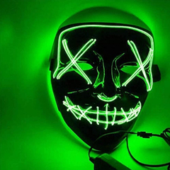 Mascara La Purga V De Vendetta Luz Led Halloween Disfraz - comprar online