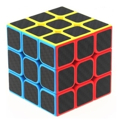 Cubo Magico Funs Z Cube 3x3x3 Sticker Fibra Carbon