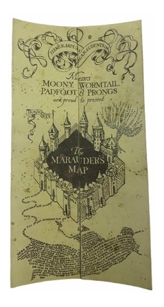 Mapa Del Merodeador Harry Potter Marauder's Map Replica