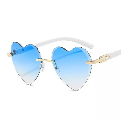Gafas Sol Corazon Sin Aros De Moda Europea Y Americana 79