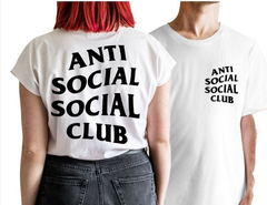 Remera Blanca Anti Social Club - comprar online