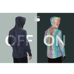 CAMPERA ROMPEVIENTO RAINBOW PANAL HOLOGRAFICO - comprar online