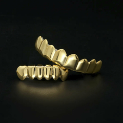 Parrilla para Dientes Grillz "8 y 6" Dorado - comprar online