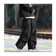 Pantalon Baggy Corderoy Kurt Boot Negro 913 - tienda online