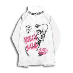 Campera Rompevientos Hype Fuck Off - Blanca - comprar online